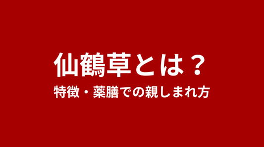 仙鶴草（キンミズヒキ）とは？花言葉・特徴・薬膳での親しまれ方